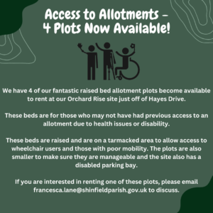 accessible allotment plots