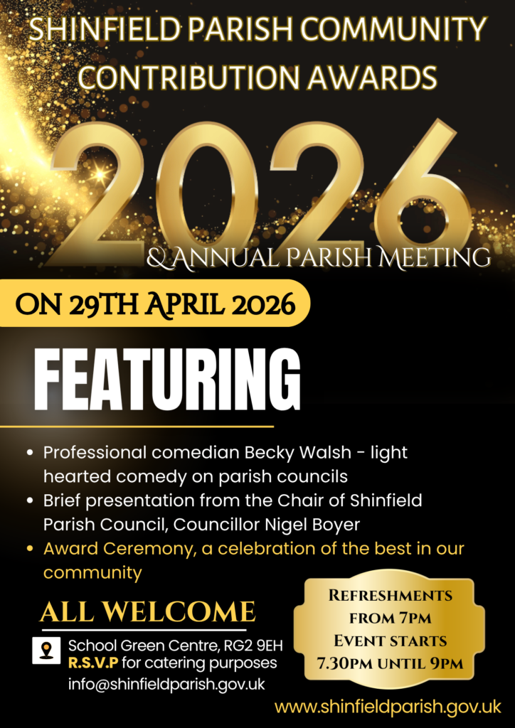 annual parish, awards & comedian 29.04.26