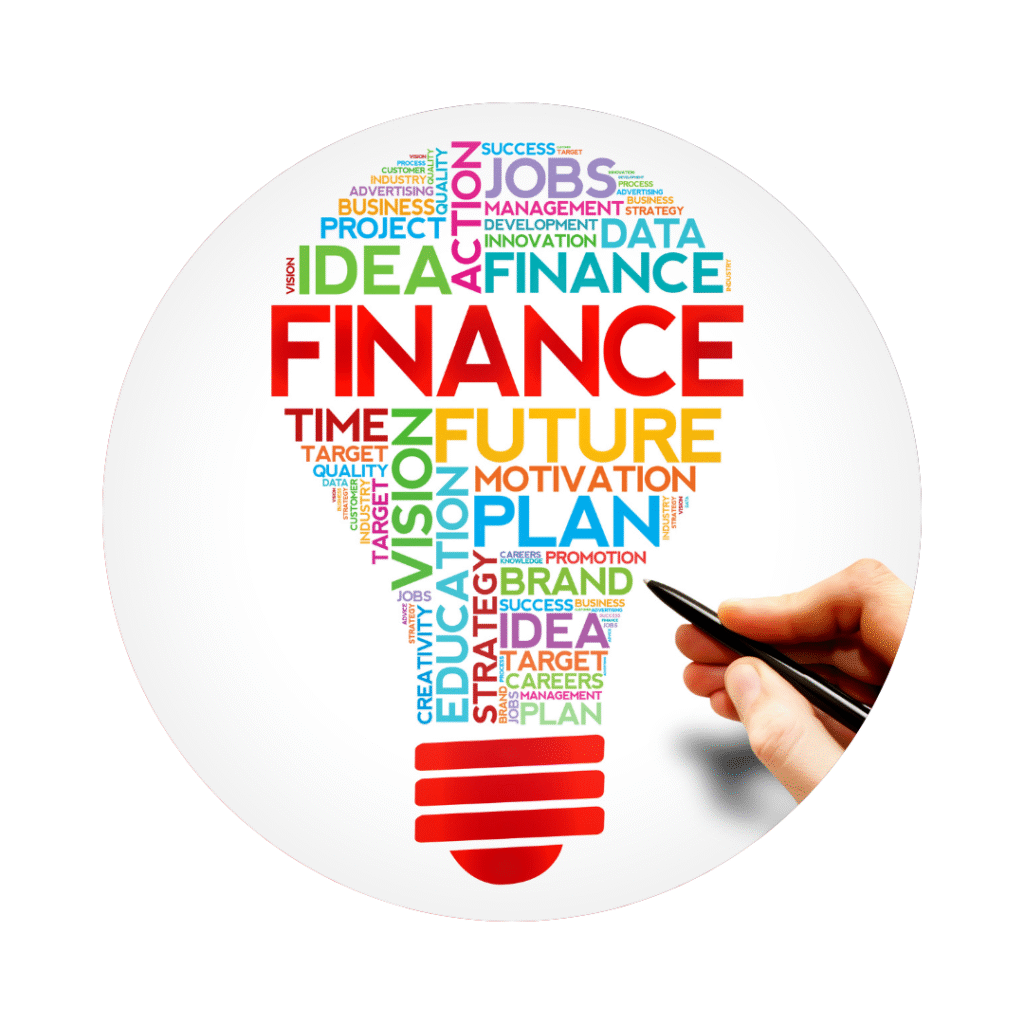 finance illustration for webpage