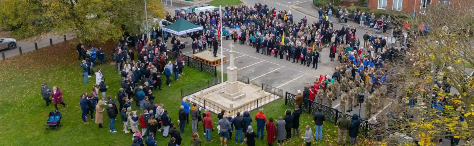 remembrance sunday 2025 school green