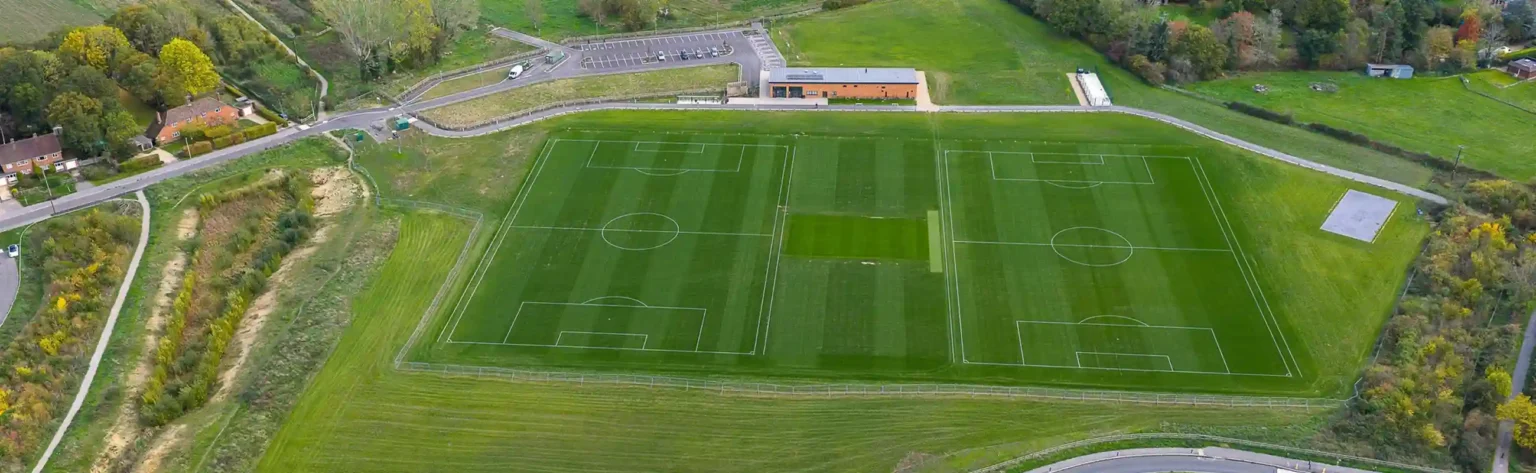photo of high copse football pitches