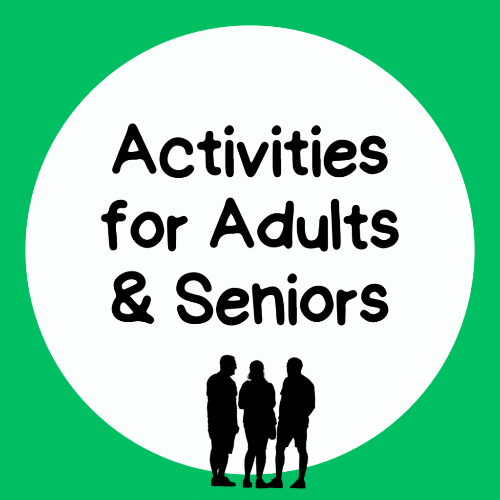 activities for adults button