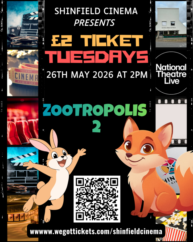 £2 ticket tuesdays zootropolis 26th May 2pm
