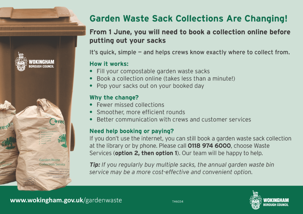 Garden Waste Sack Collections Are Changing 06-05-26