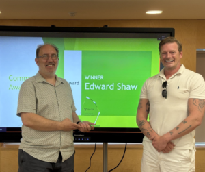 At last night’s Annual Council Meeting, we presented the final of our 2026 Awards ‘Shinfield Community Champion’ to Edward Shaw.