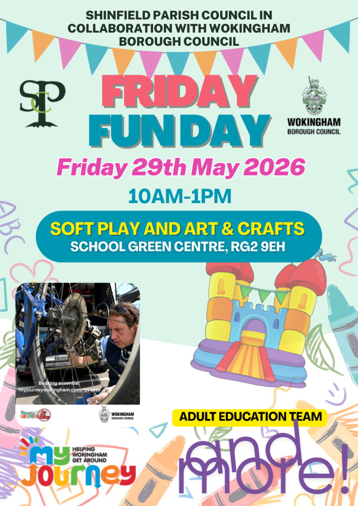 friday funday flyer with lots of free activities