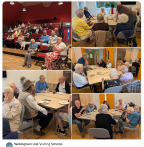 Link visiting scheme visit to shinfield cinema and lunch provided by tin roof cafe