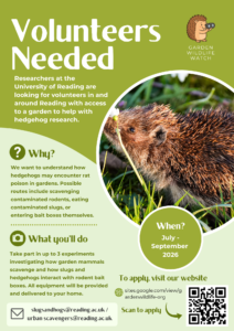 olunteers needed garden wildlife watch For more information and to apply, please visit: https://sites.google.com/view/gardenwildlife-org
