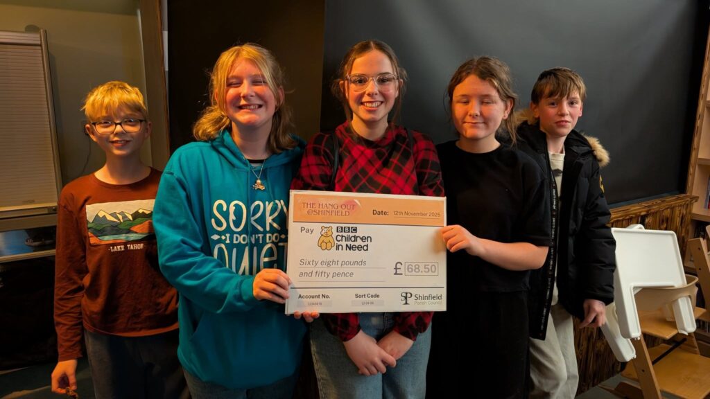 youth club cheque
