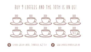 loyalty scheme in tin roof cafe