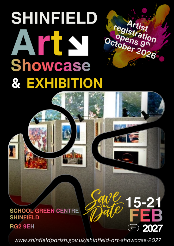 shinfield art showcase 2027 flyer